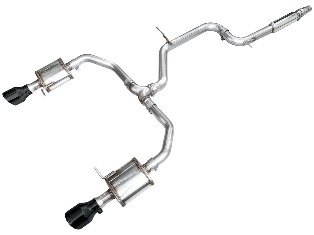AWE Tuning Touring Edition Exhaust for MK7.5 GLI - Diamond Black Tips (3015-33275)