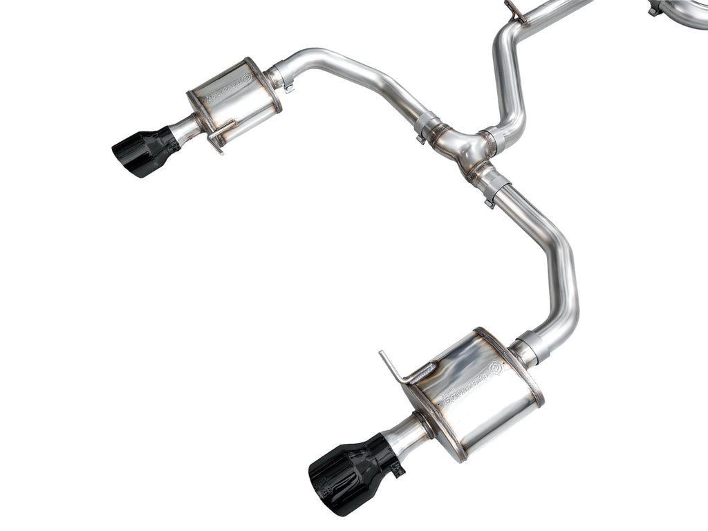 AWE Tuning Touring Edition Exhaust for MK7.5 GLI - Diamond Black Tips (3015-33275)