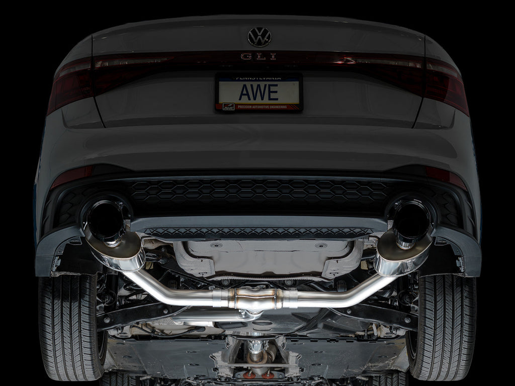 AWE Tuning Touring Edition Exhaust for MK7.5 GLI - Diamond Black Tips (3015-33275)