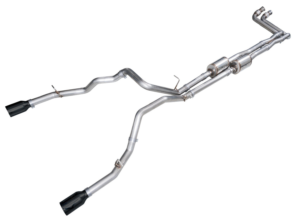 AWE Tuning 0FG Catback Exhaust for 2025+ RAM 1500 3.0TT Rebel - Diamond Black Tips (3015-33531)