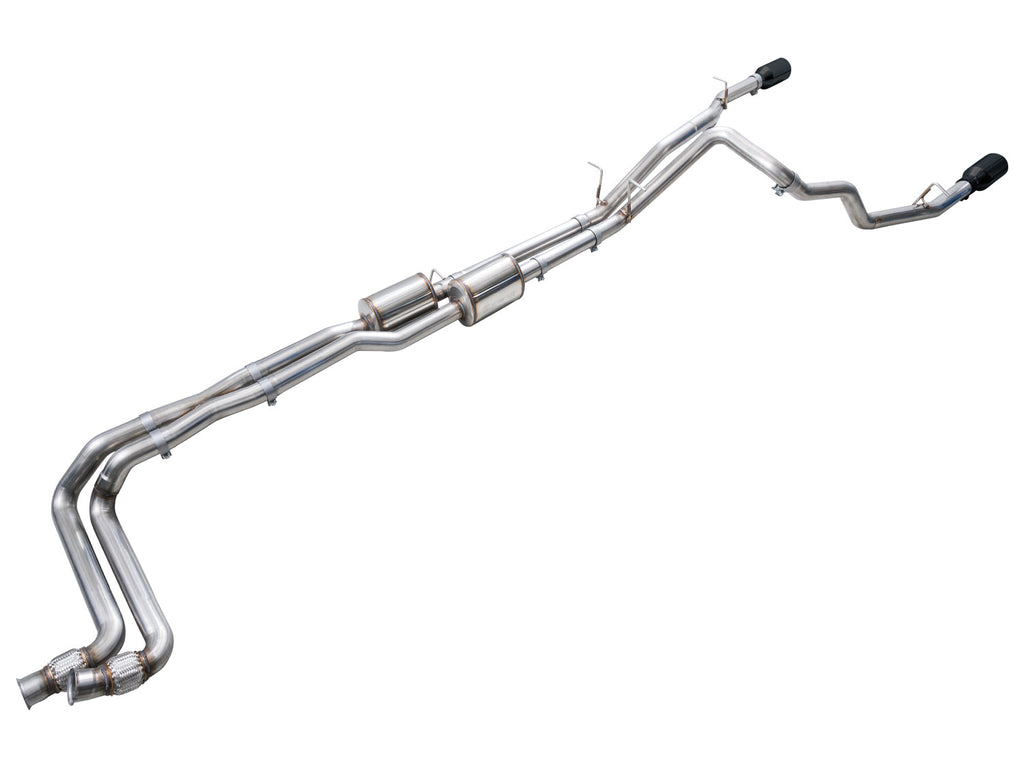AWE Tuning 0FG Catback Exhaust for 2025+ RAM 1500 3.0TT Rebel - Diamond Black Tips (3015-33531)