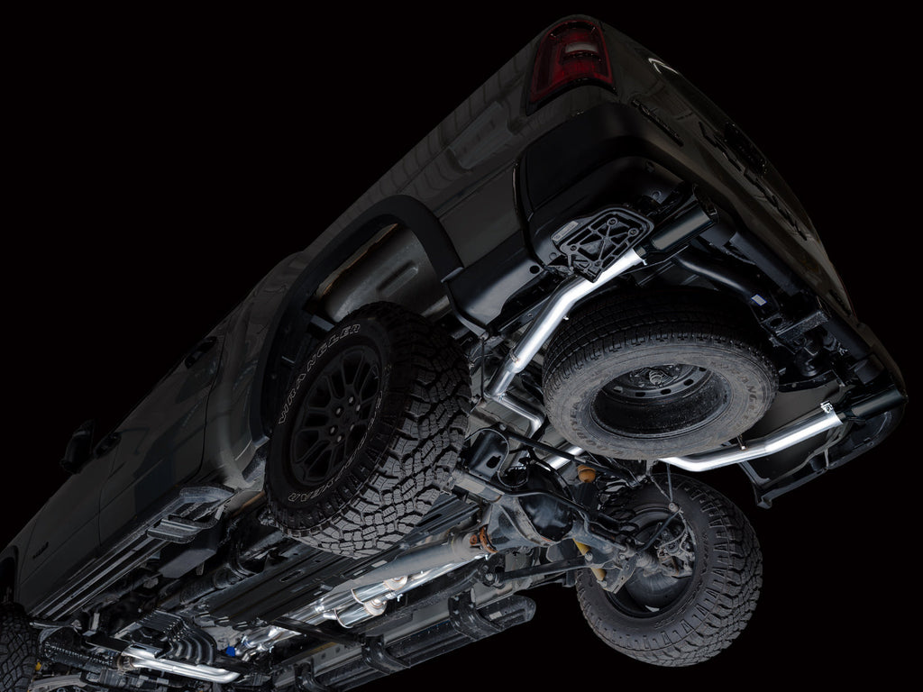 AWE Tuning 0FG Catback Exhaust for 2025+ RAM 1500 3.0TT Rebel - Diamond Black Tips (3015-33531)