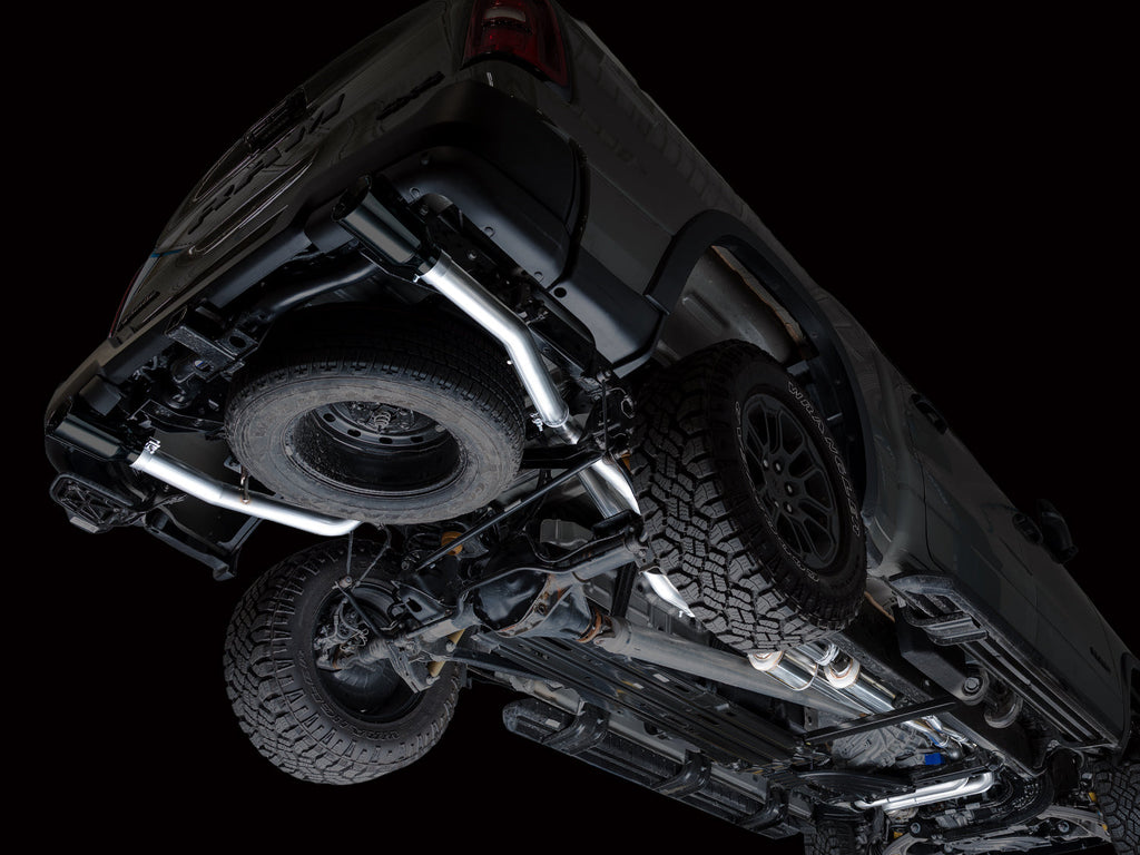 AWE Tuning 0FG Catback Exhaust for 2025+ RAM 1500 3.0TT Rebel - Diamond Black Tips (3015-33531)