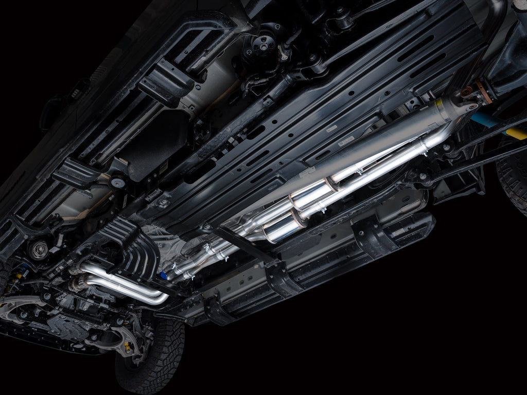 AWE Tuning 0FG Catback Exhaust for 2025+ RAM 1500 3.0TT Rebel - Diamond Black Tips (3015-33531)