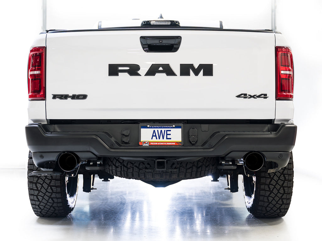 AWE Tuning 0FG Catback Exhaust for RAM RHO - Diamond Black Tips (3015-33630)