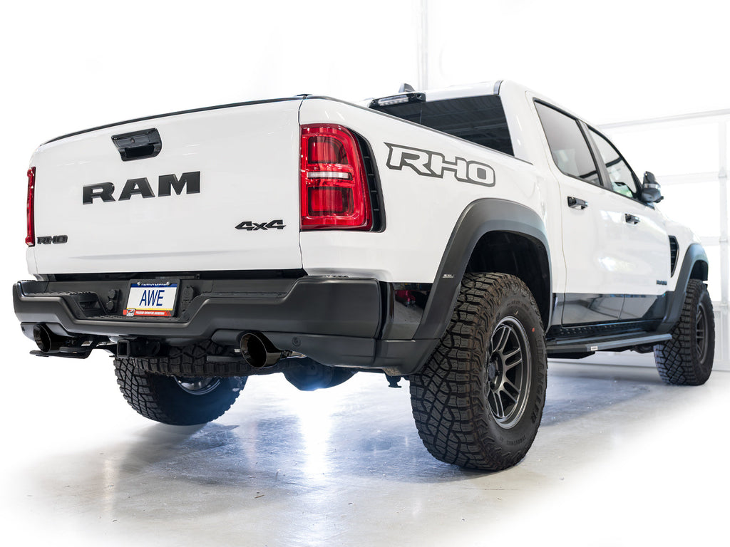 AWE Tuning 0FG Catback Exhaust for RAM RHO - Diamond Black Tips (3015-33630)