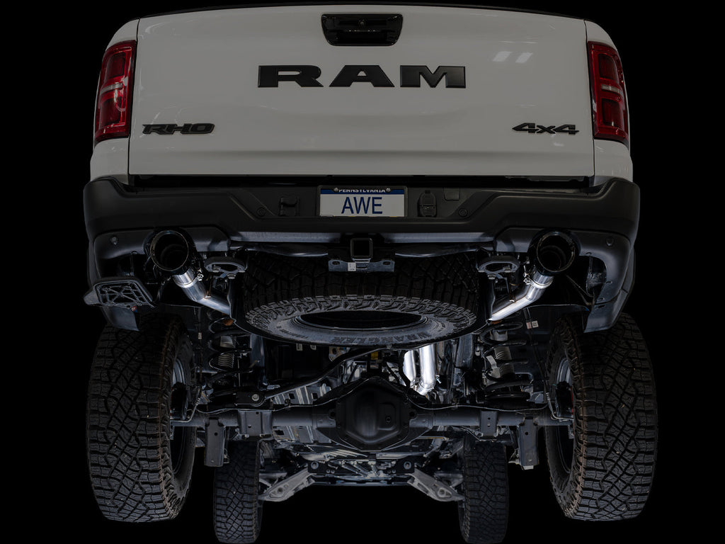 AWE Tuning 0FG Catback Exhaust for RAM RHO - Diamond Black Tips (3015-33630)