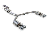 AWE Touring Edition Exhaust for Audi C7.5 A7 3.0T - Quad Outlet, Chrome Silver Tips (3015-42070)