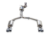 AWE Touring Edition Exhaust for Audi C7 A7 3.0T - Quad Outlet, Chrome Silver Tips (3015-42074)