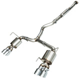 AWE Touring Edition Exhaust for 2015+ VA WRX Sedan - Chrome Silver Quad Tips (102mm) (3015-42098)