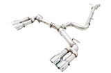 AWE Track Edition Exhaust for Audi 8V S3 - Chrome Silver Tips, 102mm (3015-42142)