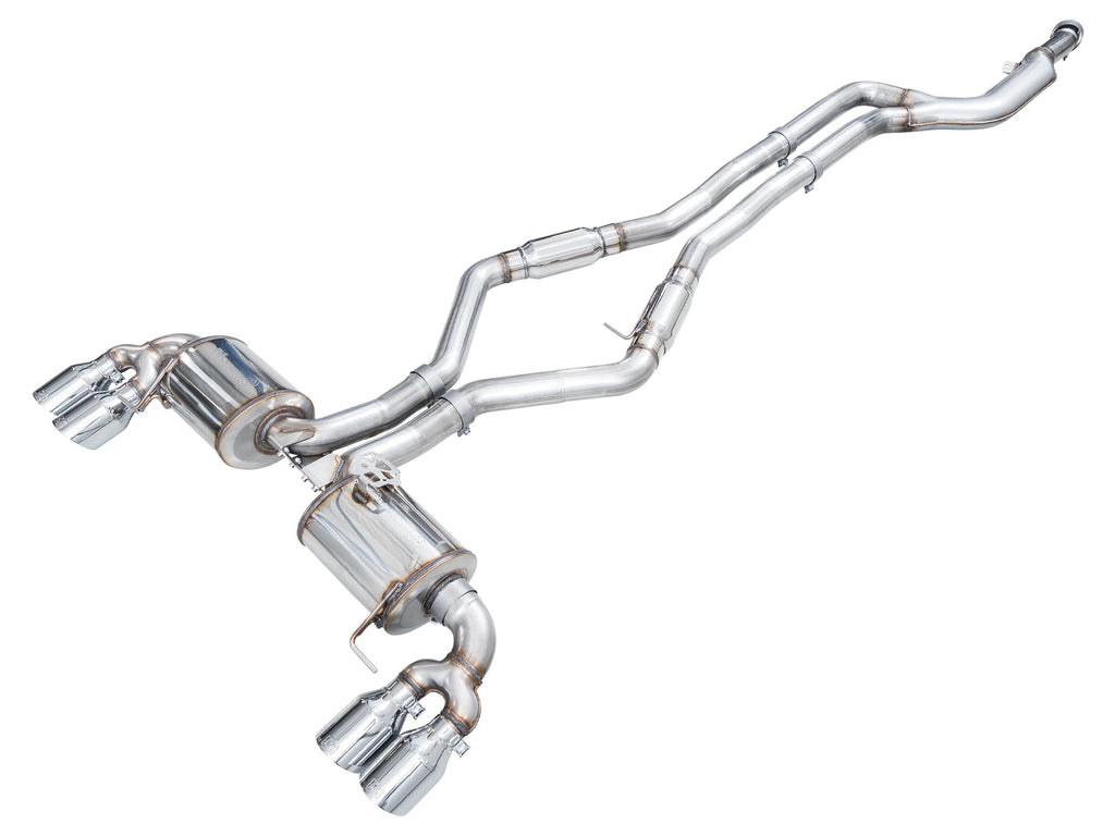 AWE Tuning 22-26 BMW M240i (G42) Touring Edition Exhaust - Chrome Silver Tips (3015-42240)