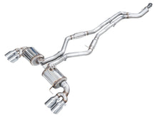 Load image into Gallery viewer, AWE Tuning 22-26 BMW M240i (G42) Touring Edition Exhaust - Chrome Silver Tips (3015-42240)