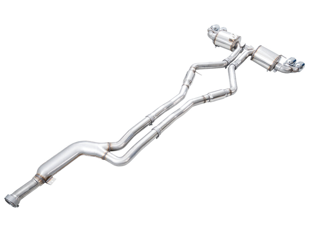 AWE Tuning 22-26 BMW M240i (G42) Touring Edition Exhaust - Chrome Silver Tips (3015-42240)