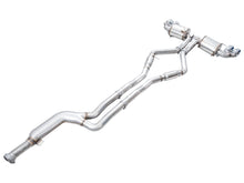 Load image into Gallery viewer, AWE Tuning 22-26 BMW M240i (G42) Touring Edition Exhaust - Chrome Silver Tips (3015-42240)