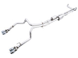 AWE 0FG Catback Exhaust for Silverado ZR2/Sierra AT4X - Quad Chrome Silver Tips (3015-42284)