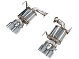 AWE Tuning Touring Edition Axleback Exhaust for VB Subaru WRX - Chrome Silver Tips (3015-42424)
