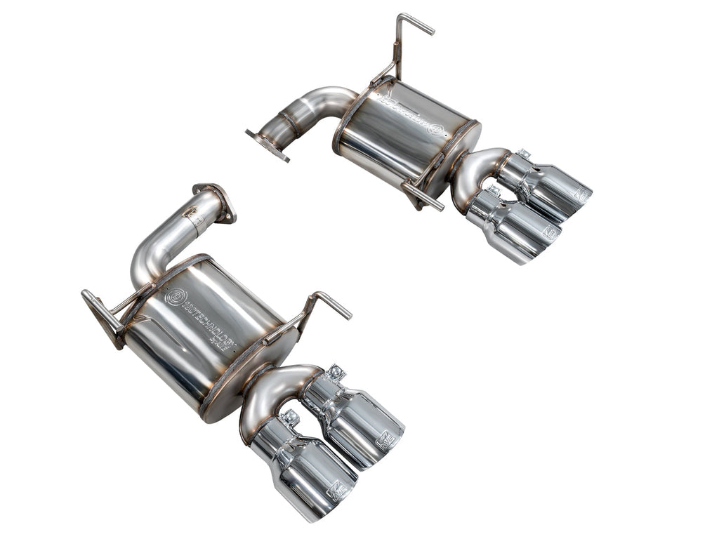 AWE Tuning Touring Edition Axleback Exhaust for VB Subaru WRX - Chrome Silver Tips (3015-42424)