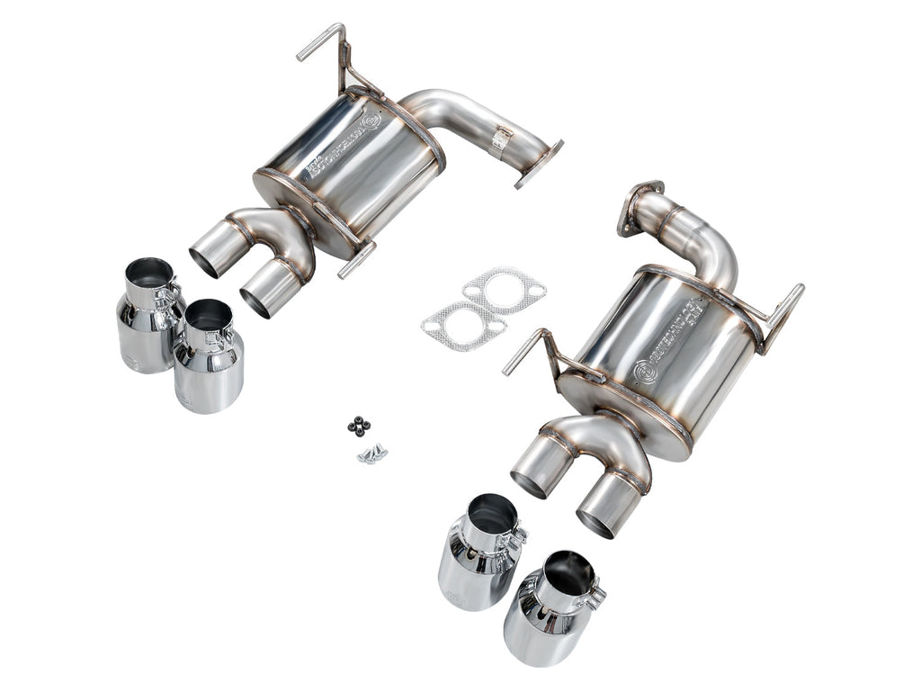 AWE Tuning Touring Edition Axleback Exhaust for VB Subaru WRX - Chrome Silver Tips (3015-42424)