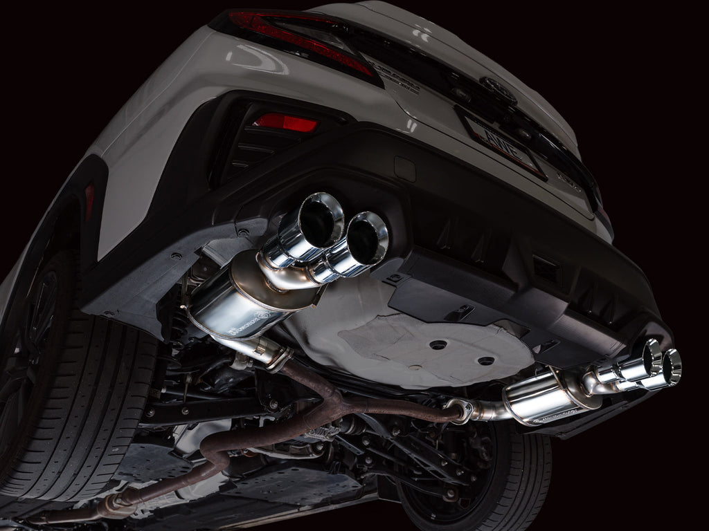 AWE Tuning Touring Edition Axleback Exhaust for VB Subaru WRX - Chrome Silver Tips (3015-42424)