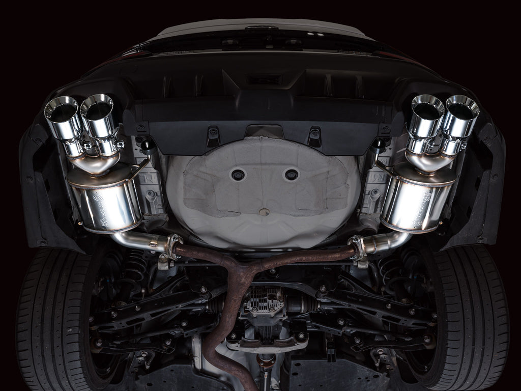 AWE Tuning Touring Edition Axleback Exhaust for VB Subaru WRX - Chrome Silver Tips (3015-42424)