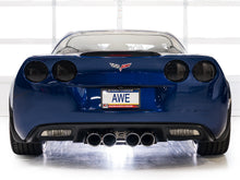 Load image into Gallery viewer, AWE Tuning Touring Edition Axleback Exhaust for C6 Chevrolet Corvette Z06/ZR1 - Chrome Silver Tips (3015-42606)