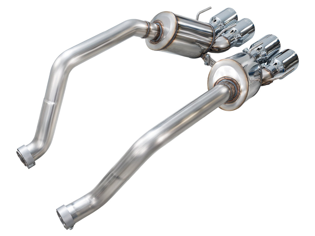 AWE Tuning Touring Edition Axleback Exhaust for C6 Chevrolet Corvette Z06/ZR1 - Chrome Silver Tips (3015-42606)