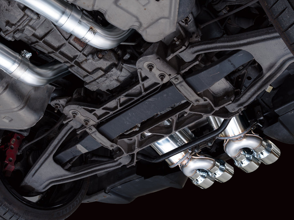 AWE Tuning Touring Edition Axleback Exhaust for C6 Chevrolet Corvette Z06/ZR1 - Chrome Silver Tips (3015-42606)