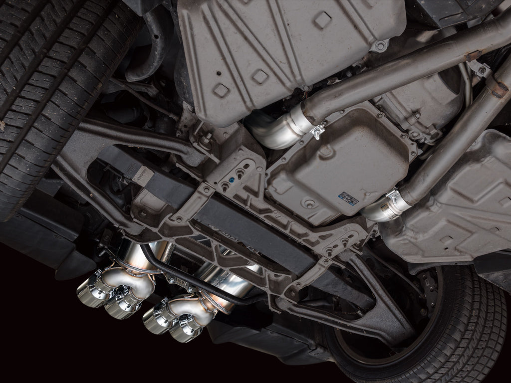 AWE Tuning Touring Edition Axleback Exhaust for C6 Chevrolet Corvette 6.0L (2005-2007) and 6.2L (2008) - Chrome Silver Tips (3015-42660)