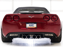 Load image into Gallery viewer, AWE Tuning Touring Edition Axleback Exhaust for C6 Chevrolet Corvette 6.2L (2009-2013) - Chrome Silver Tips (3015-42662)