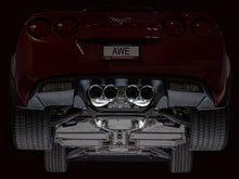 Load image into Gallery viewer, AWE Tuning Touring Edition Axleback Exhaust for C6 Chevrolet Corvette 6.2L (2009-2013) - Chrome Silver Tips (3015-42662)