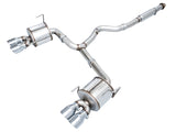 AWE Touring Edition Exhaust for VB Subaru WRX - Chrome Silver Tips (3015-42979)