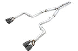 AWE Track Edition Exhaust for 17+ Challenger 5.7 - Diamond Black Quad Tips (3015-43152)