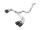 AWE Track Edition Exhaust for MK7 Golf R - Diamond Black Tips, 102mm (3015-43140)