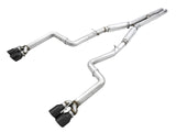 AWE Track Edition Exhaust for 15+ Challenger 6.4 / 6.2 SC - Diamond Black Quad Tips (3015-43144)