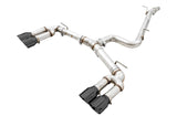 AWE Track Edition Exhaust for Audi 8V S3 - Diamond Black Tips, 102mm (3015-43150)