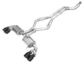 AWE Tuning 22-26 BMW M240i (G42) Touring Edition Exhaust - Diamond Black Tips (3015-43240)