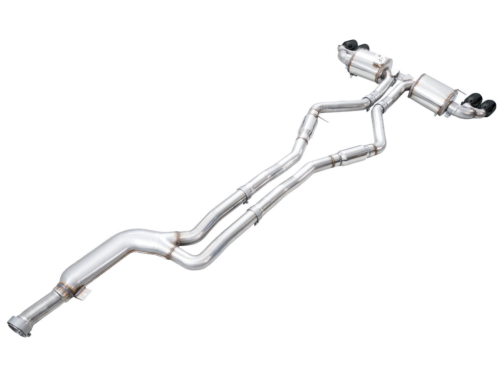 AWE Tuning 22-26 BMW M240i (G42) Touring Edition Exhaust - Diamond Black Tips (3015-43240)