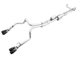 AWE 0FG Catback Exhaust for Silverado ZR2/Sierra AT4X - Quad Diamond Black Tips (3015-43284)