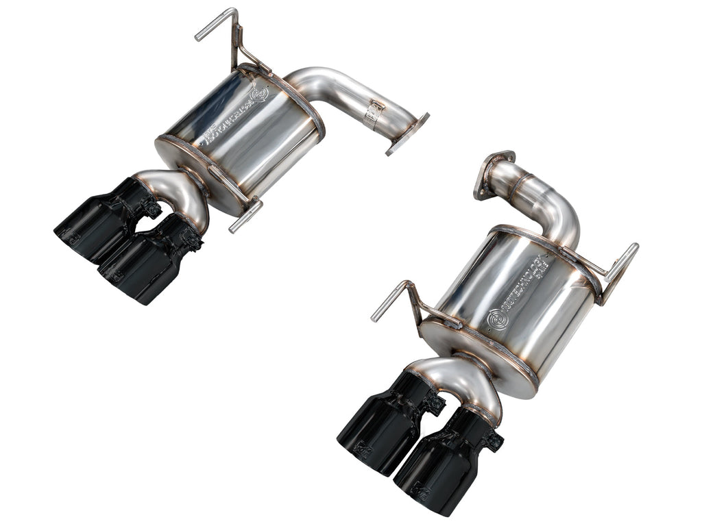 AWE Tuning Touring Edition Axleback Exhaust for VB Subaru WRX - Diamond Black Tips (3015-43424)