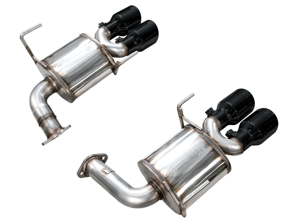 AWE Tuning Touring Edition Axleback Exhaust for VB Subaru WRX - Diamond Black Tips (3015-43424)