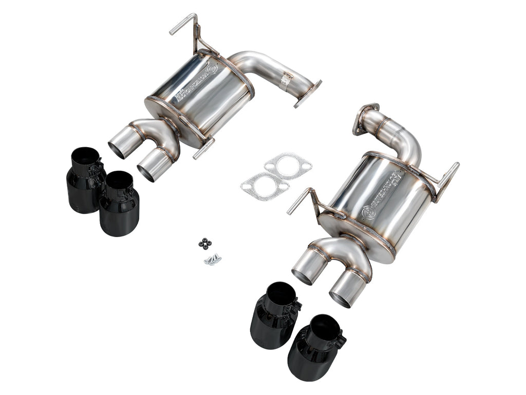 AWE Tuning Touring Edition Axleback Exhaust for VB Subaru WRX - Diamond Black Tips (3015-43424)