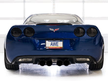 Load image into Gallery viewer, AWE Tuning Touring Edition Axleback Exhaust for C6 Chevrolet Corvette Z06/ZR1 - Diamond Black Tips (3015-43606)