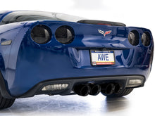 Load image into Gallery viewer, AWE Tuning Touring Edition Axleback Exhaust for C6 Chevrolet Corvette Z06/ZR1 - Diamond Black Tips (3015-43606)