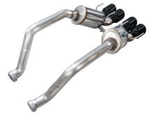 Load image into Gallery viewer, AWE Tuning Touring Edition Axleback Exhaust for C6 Chevrolet Corvette Z06/ZR1 - Diamond Black Tips (3015-43606)