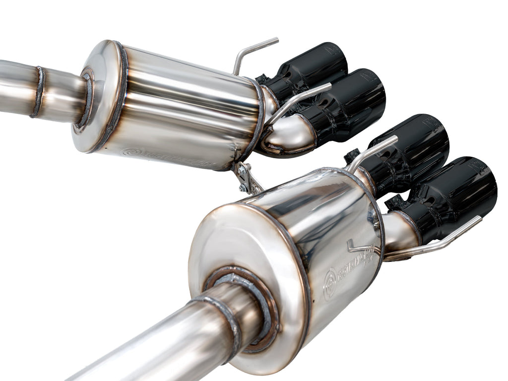 AWE Tuning Touring Edition Axleback Exhaust for C6 Chevrolet Corvette Z06/ZR1 - Diamond Black Tips (3015-43606)