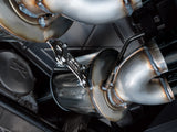 AWE Tuning Touring Edition Axleback Exhaust for C6 Chevrolet Corvette 6.0L (2005-2007) and 6.2L (2008) - Diamond Black Tips (3015-43660)