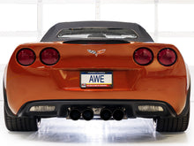 Load image into Gallery viewer, AWE Tuning Touring Edition Axleback Exhaust for C6 Chevrolet Corvette 6.0L (2005-2007) and 6.2L (2008) - Diamond Black Tips (3015-43660)