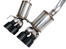 Load image into Gallery viewer, AWE Tuning Touring Edition Axleback Exhaust for C6 Chevrolet Corvette 6.0L (2005-2007) and 6.2L (2008) - Diamond Black Tips (3015-43660)