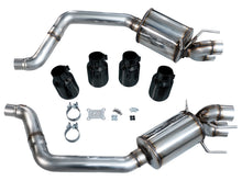 Load image into Gallery viewer, AWE Tuning Touring Edition Axleback Exhaust for C6 Chevrolet Corvette 6.0L (2005-2007) and 6.2L (2008) - Diamond Black Tips (3015-43660)